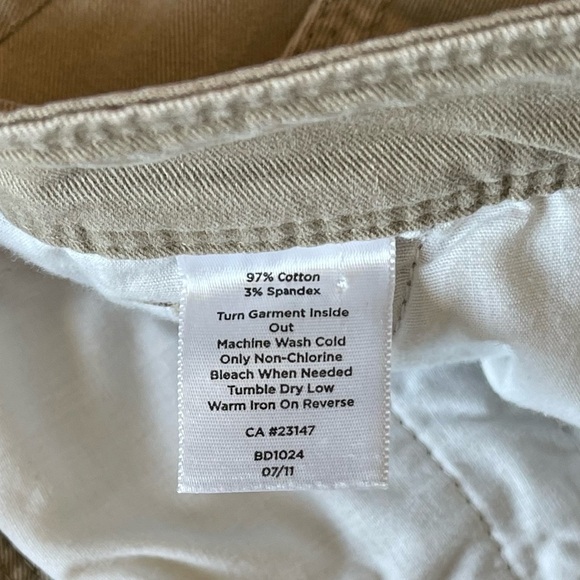 Talbots Signature Beige Khaki Straight Leg Mid Rise Pants Women’s 14 - Picture 7 of 11